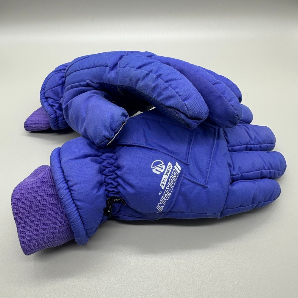 Gordini Gore-Tex Ski Gloves Womens Large Purple Blue Waterproof Insulated Winter